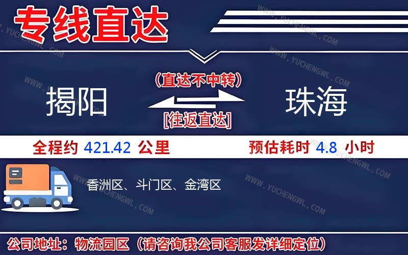 揭陽(yáng)到珠海物流公司