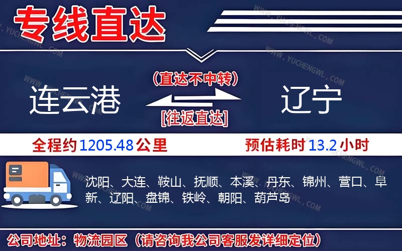 連云港到遼寧物流公司